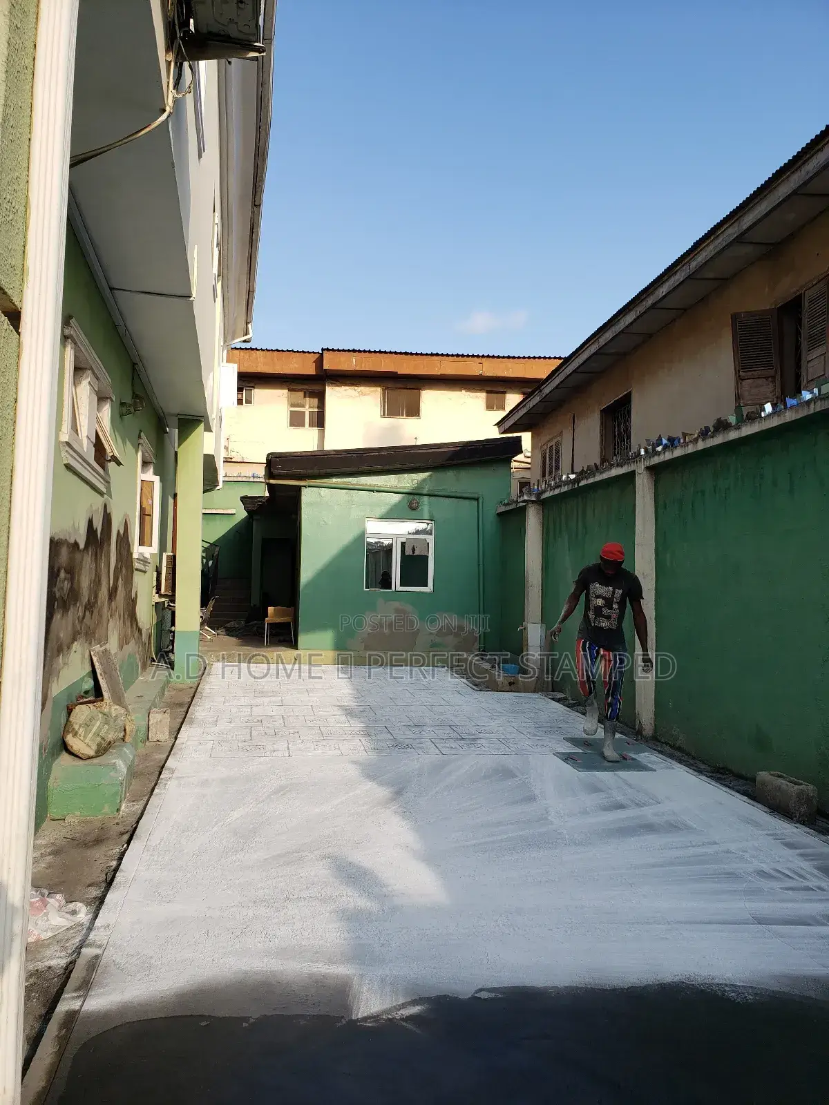Professional Stamp Concrete Design Floor