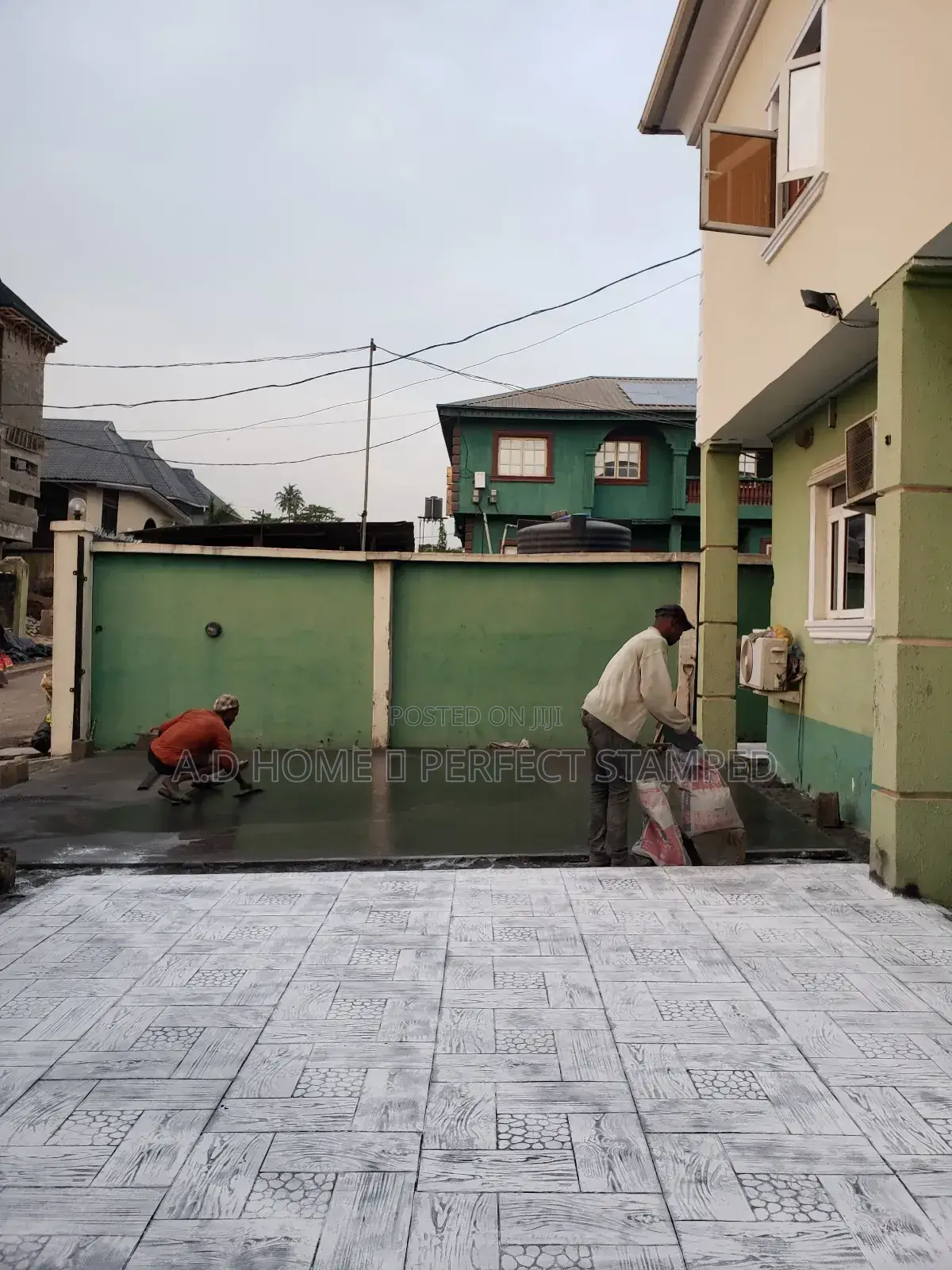 Professional Stamp Concrete Design Floor
