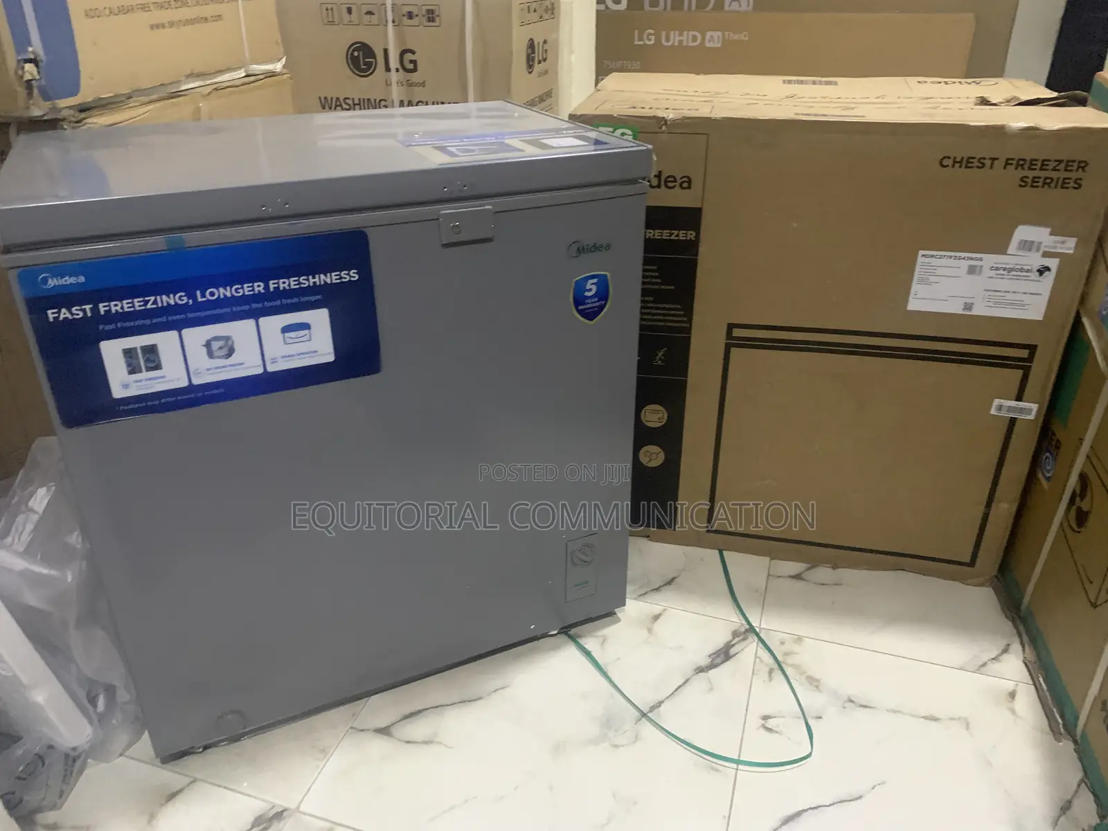 Midea 198l Chest Freezer – Super Freeze Mode Enabled
