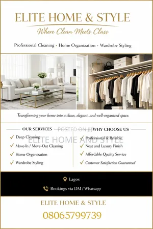 Professional Home Cleaning Service in Lagos