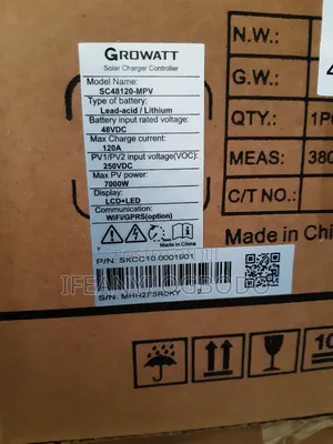 Growatt Solar MPPT Charge Control 120ah