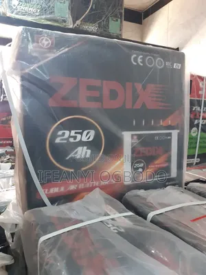 Zedix Solar Tubular Battery 250ah 12v