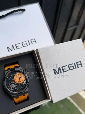 Megir High Quality "Rubber Strap" Watch
