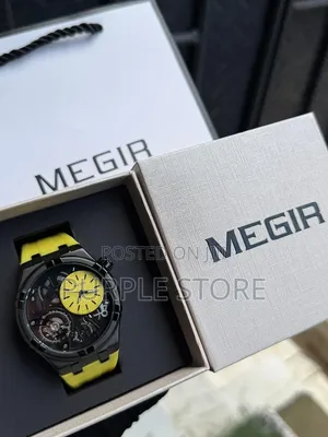 Megir High Quality "Rubber Strap" Watch