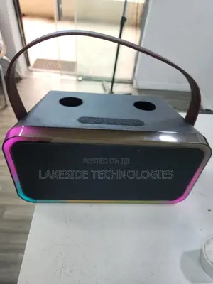 Onn Karaoke Machine ,Led Party Lights,9 HRS Playtime,Bluetooth,No Mic
