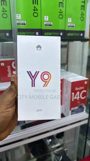 New Huawei Y9 2019 Dual SIM 128 GB Black