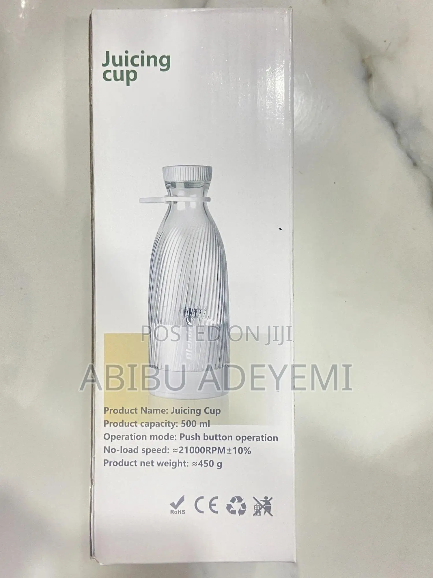 Powerful Rechargeable Juice Blender