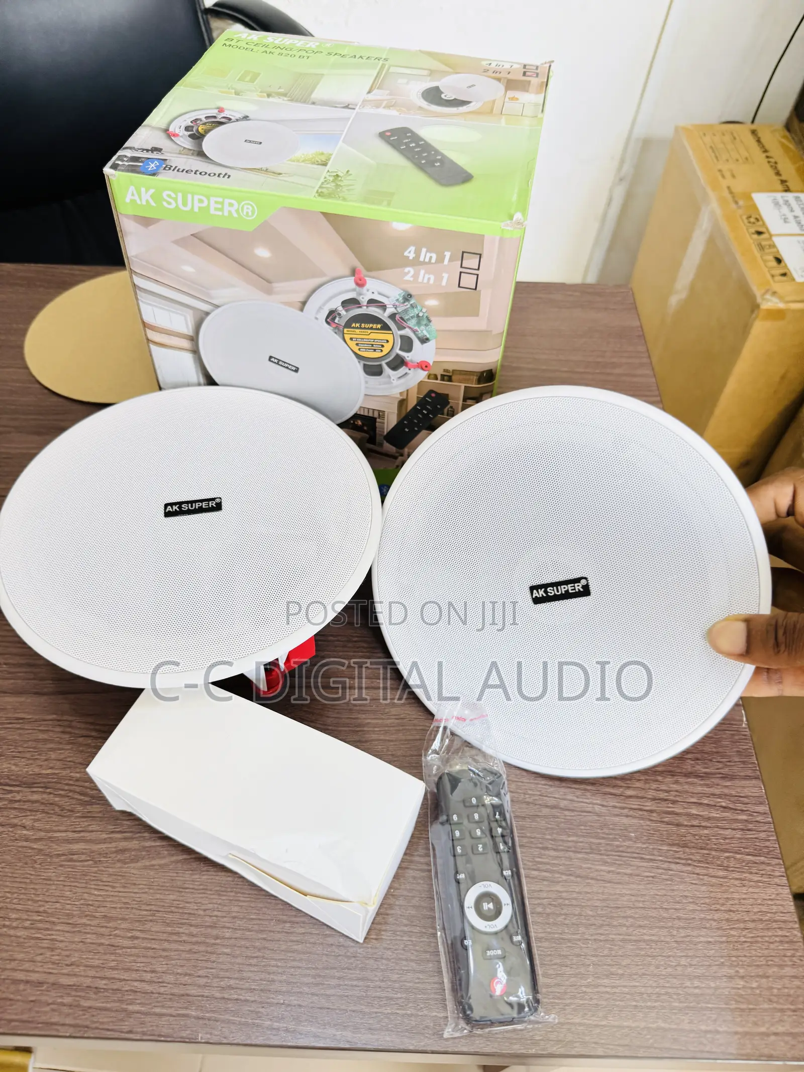 2in1 Ceiling Speakers With Remote Control