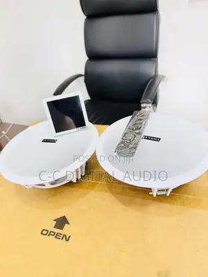 4inches Android Screen Amplifier With 2 Ceiling Speaker Setup