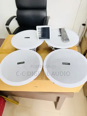 4 Ceiling Speaker Setup and 4 Inches Android Screen Amplifier