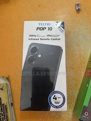 New Tecno Pop 10 64 GB Black
