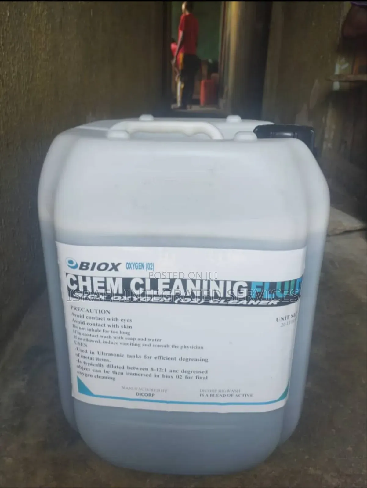 Biox Oxygen 02 Chemical Cleaning Fluid 20l