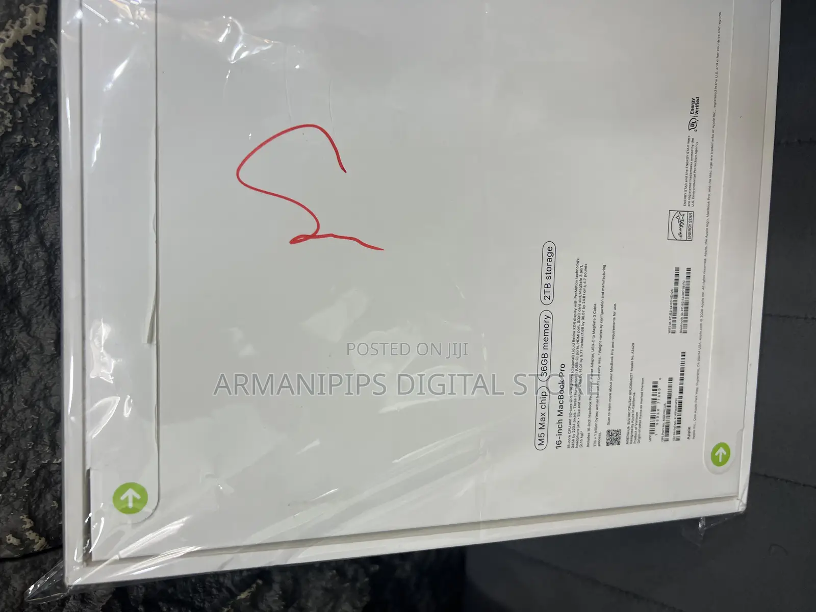 New Laptop Apple MacBook Pro 2026 M5 Max 36GB Apple M5 SSD 2T