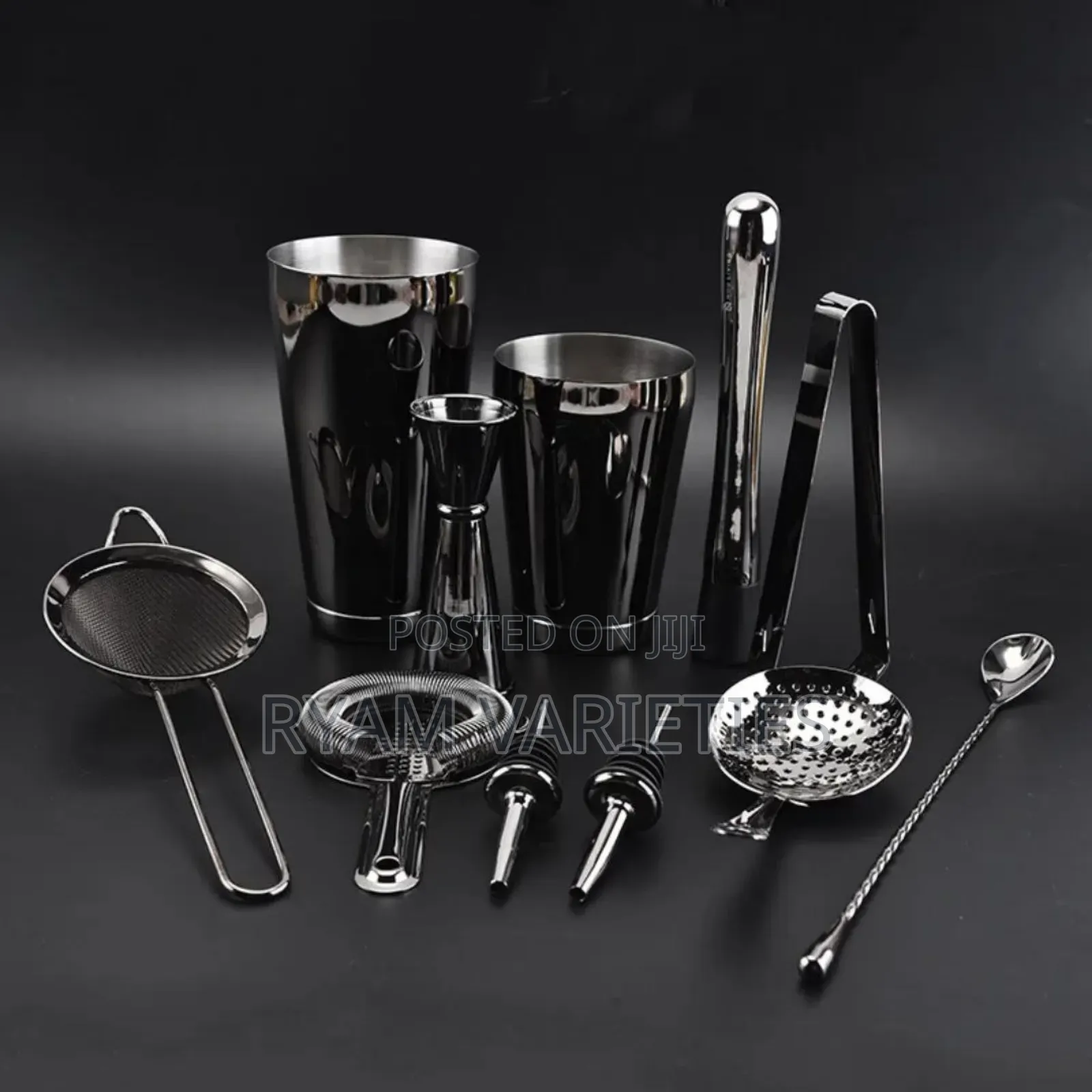 Premium Quality 10pcs Stainless Steel Bartender Tools Set