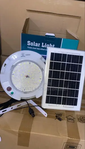 100w Solar-Powered Ceiling Lamp and Street Light Very Much Affordable