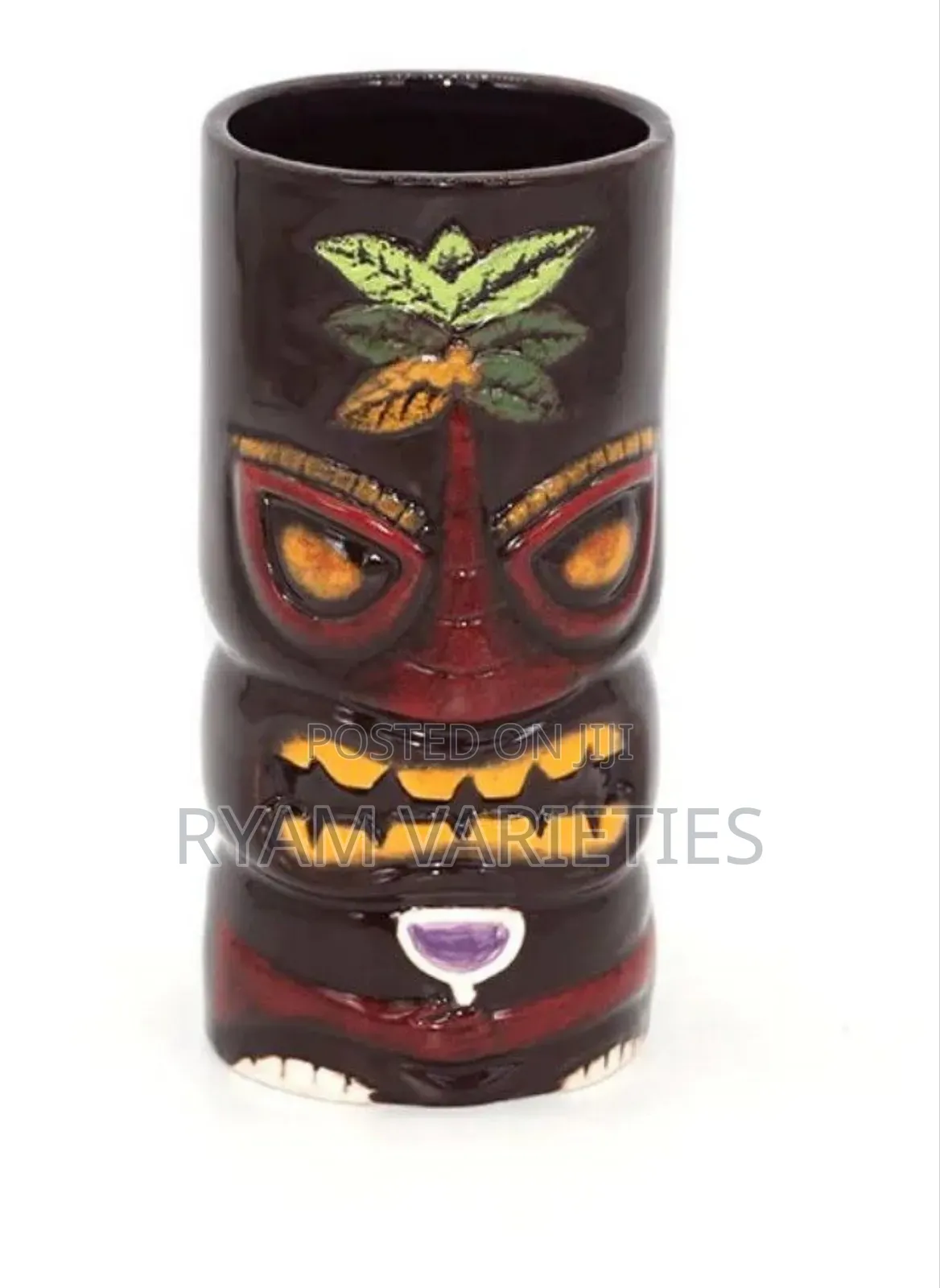 Ceramic Tiki Mug