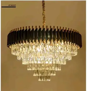 Modern Round Crystal Chandelier