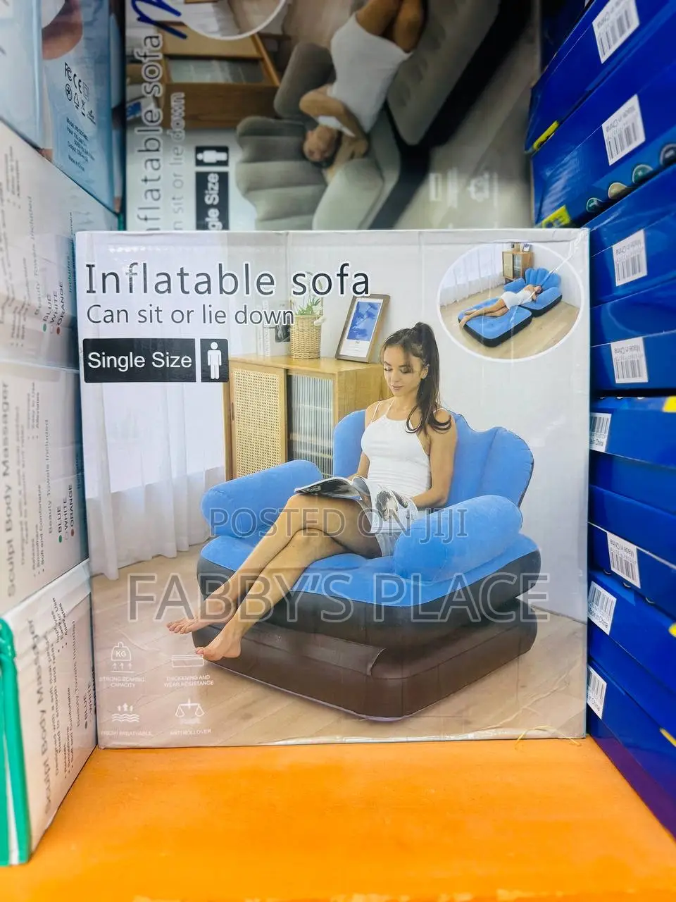 2-in-1 Inflatable Sofa Bed