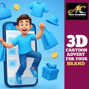 3d Cartoon Advert