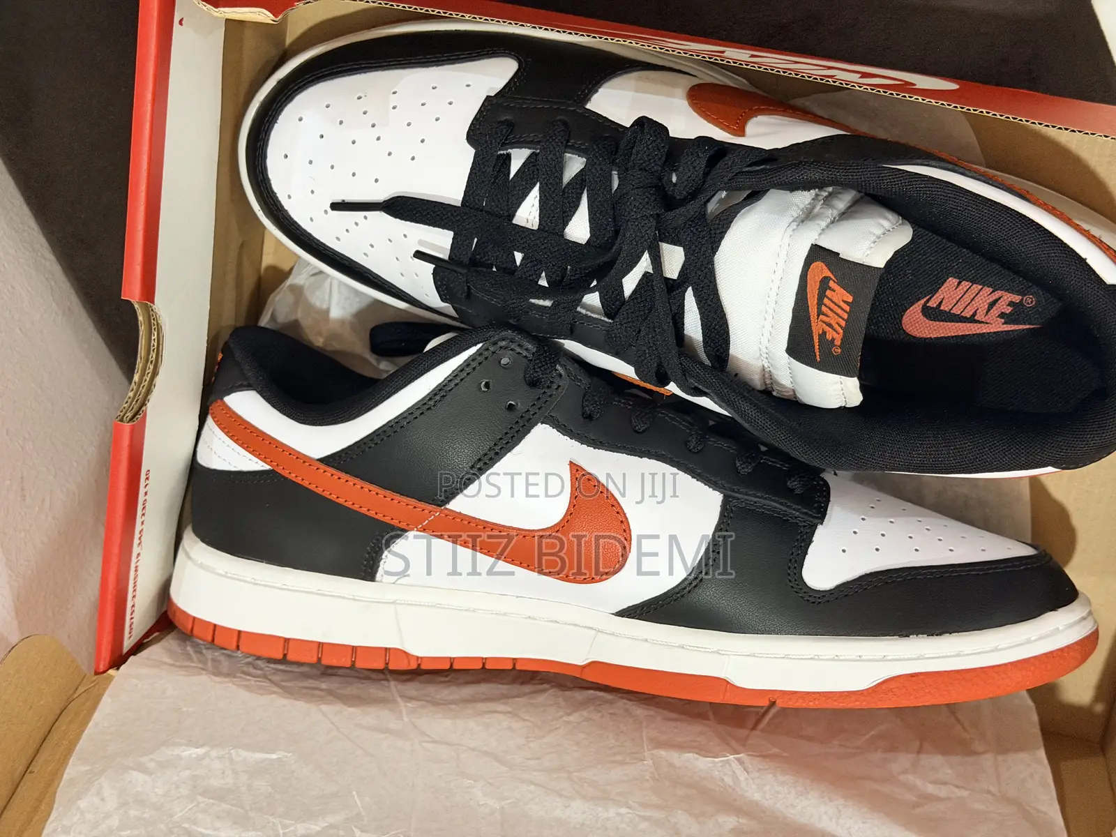 Nike Dunk Low Retro - White/Red/Black (Size 47)