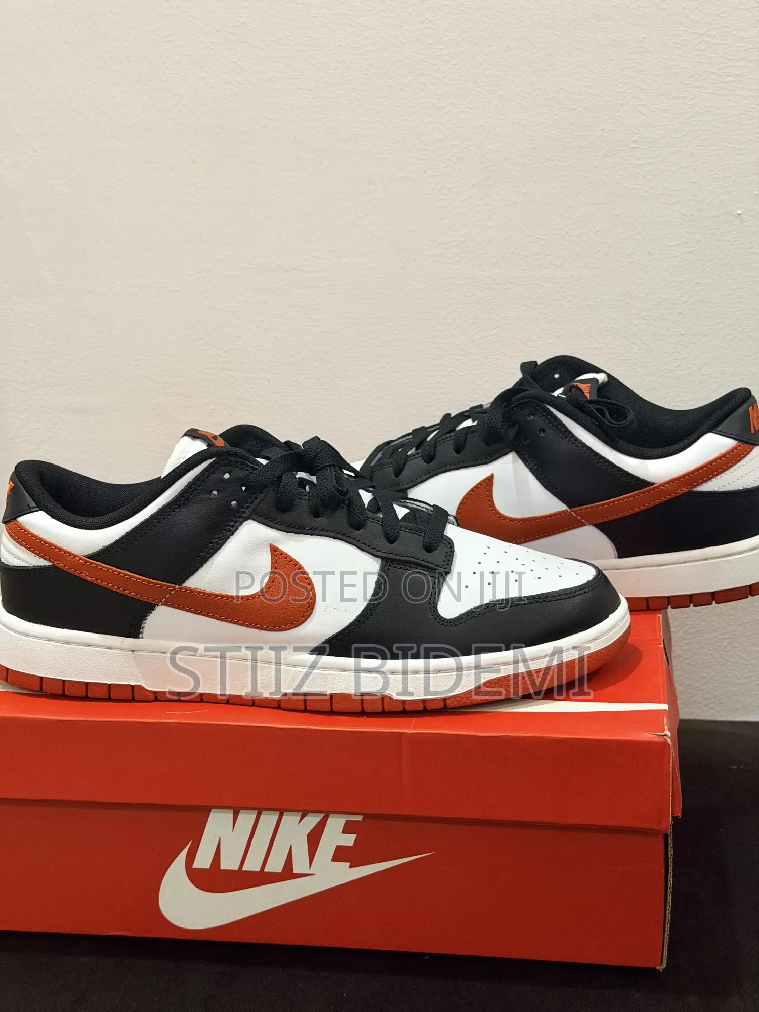 Nike Dunk Low Retro - White/Red/Black (Size 47)