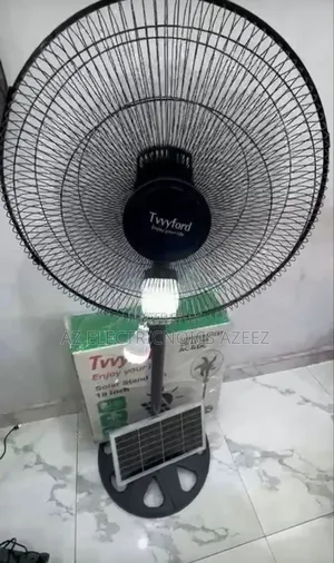 Twford Rechargeable Solar Fan