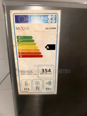 Nexus 370 Double Door Refrigerator Freezer 311/290l