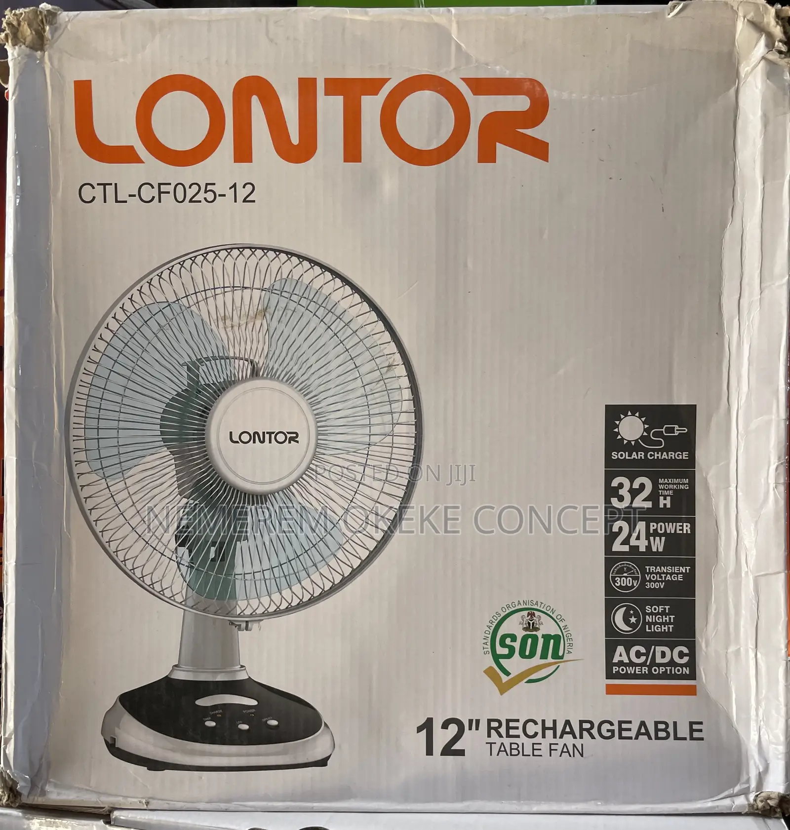 Lontor Table Fan