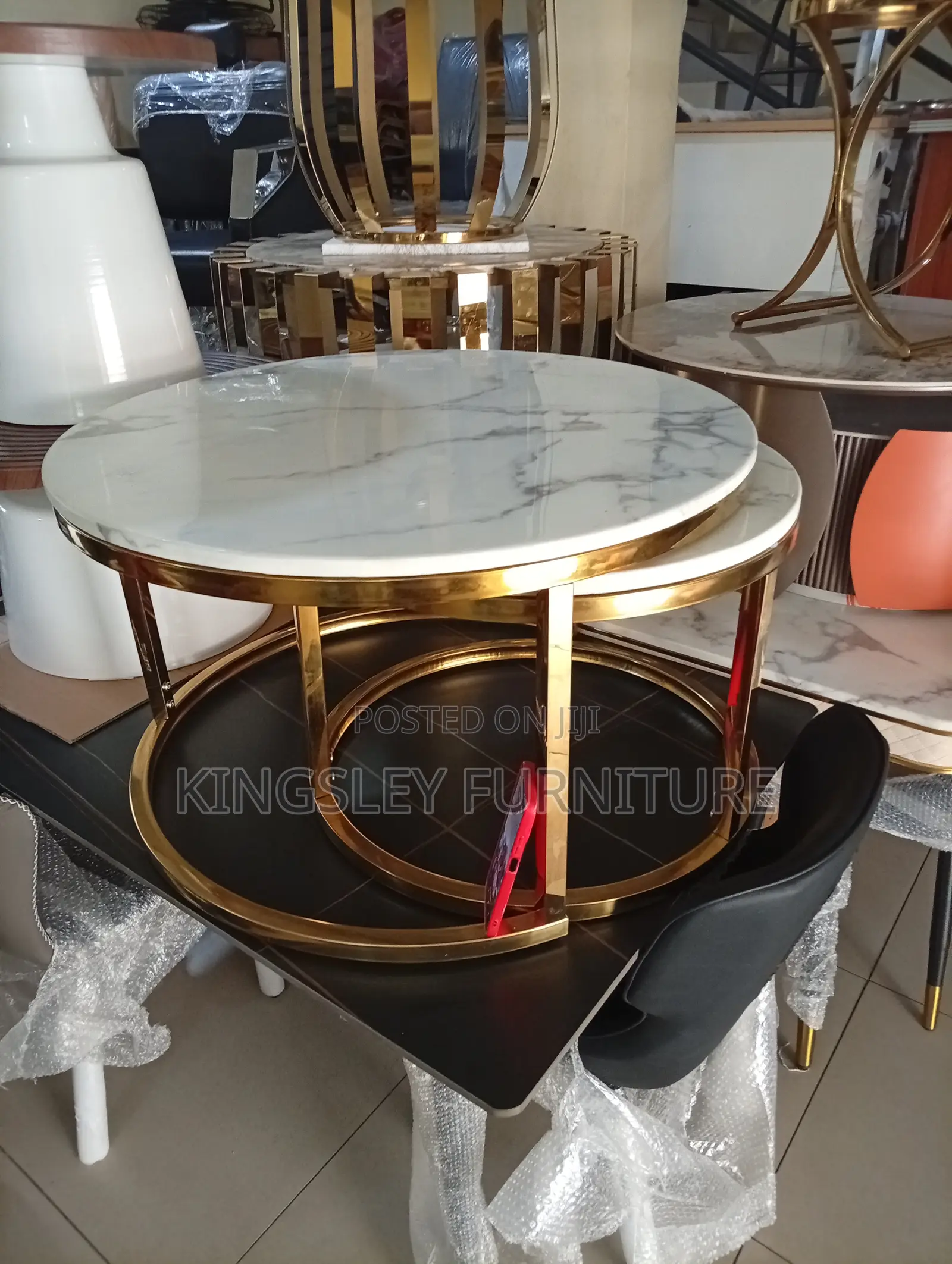 Foreign Mable 2in1 Center Table