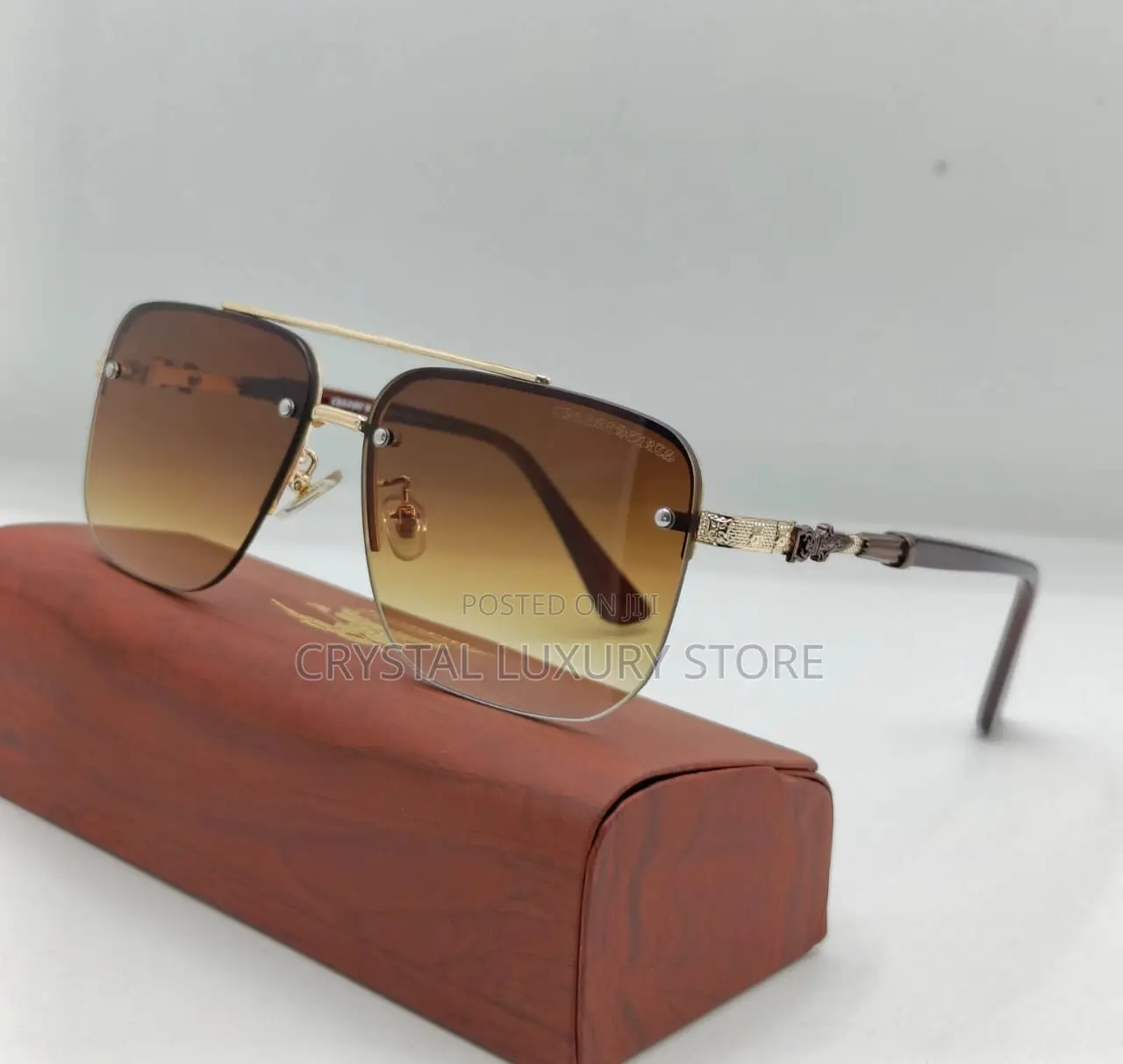 Chrome Hearts Quality Luxury Men Sunglasses