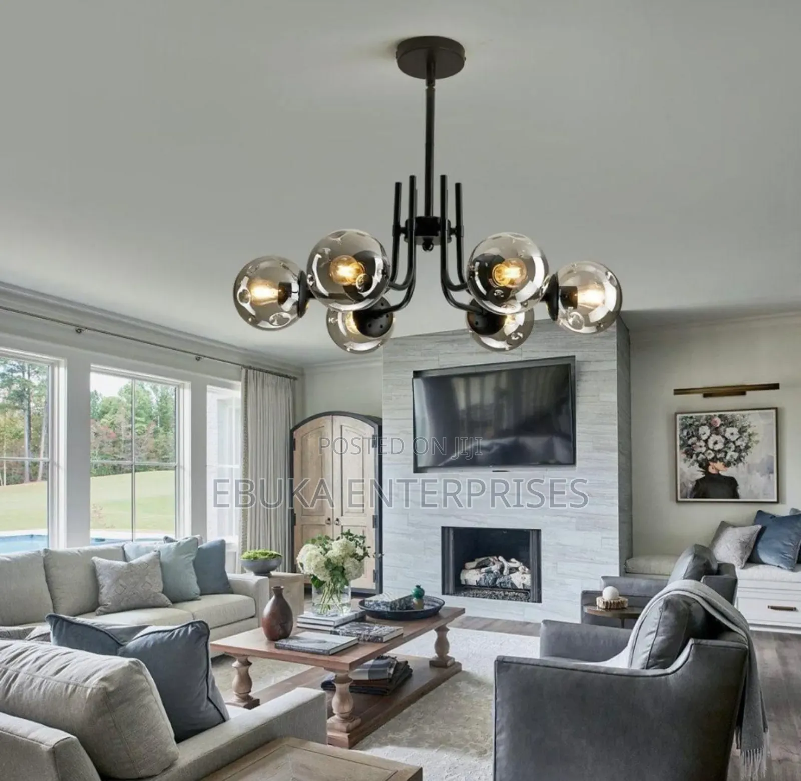 Glass Chandelier