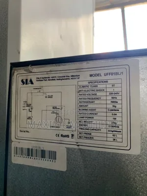 Sia Table Top Double Door Fridge Clean Uk Used