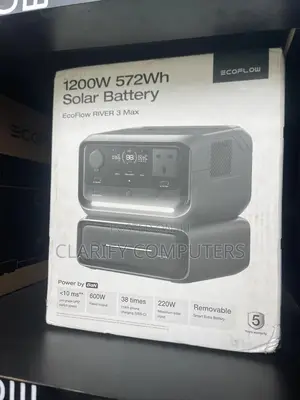 Ecoflow River 3 Max 1200w 572wh Solar Battery