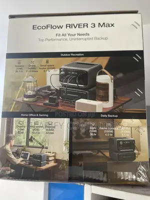 Ecoflow River 3 Max 1200w 572wh Solar Battery