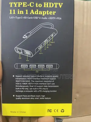 Type-C to HDTV 11 in 1