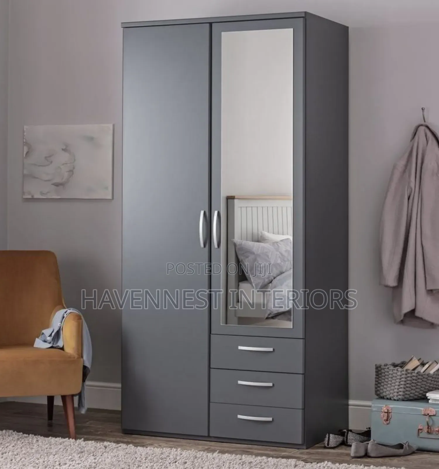 3ft Compact Wardrobe | Durable | Space Saving Storage
