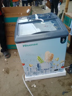 154 Liters Hisense Ice Cream Freezer With 2 Years Warranty Blue Color
