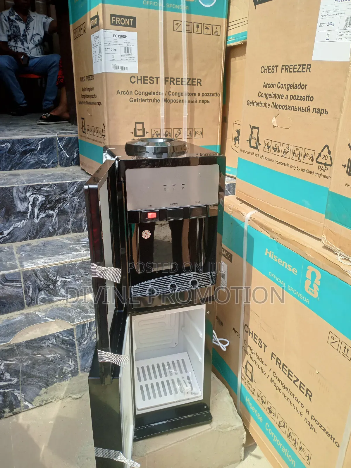 Maxi Double Cover Water Dispenser With Fridge
