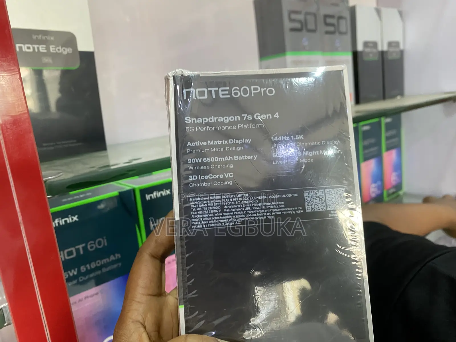 New Infinix Note 60 Pro 256 GB