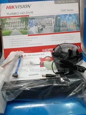 Hikvision Brand, 4 Channels DVR Video/Voice Recorder for CCTV