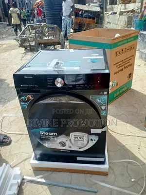 Hisense 10.5kg Inverter Wash and Spin Automatic Washing Machine.