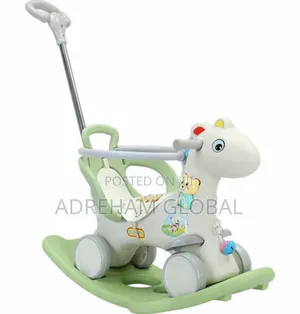 Children's Rocking Horse Multi-Functional Baby Stroller With Music