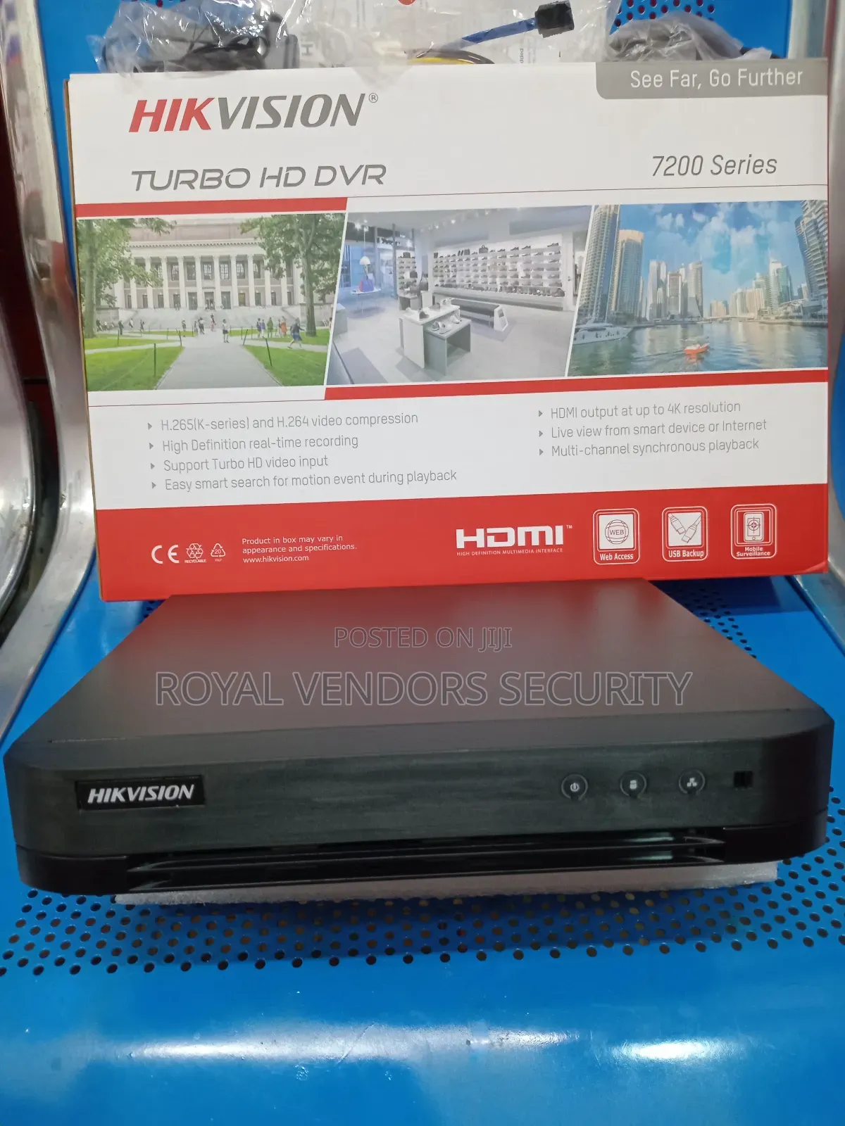 8 Channels DVR for Wired 2mp CCTV Cameras
