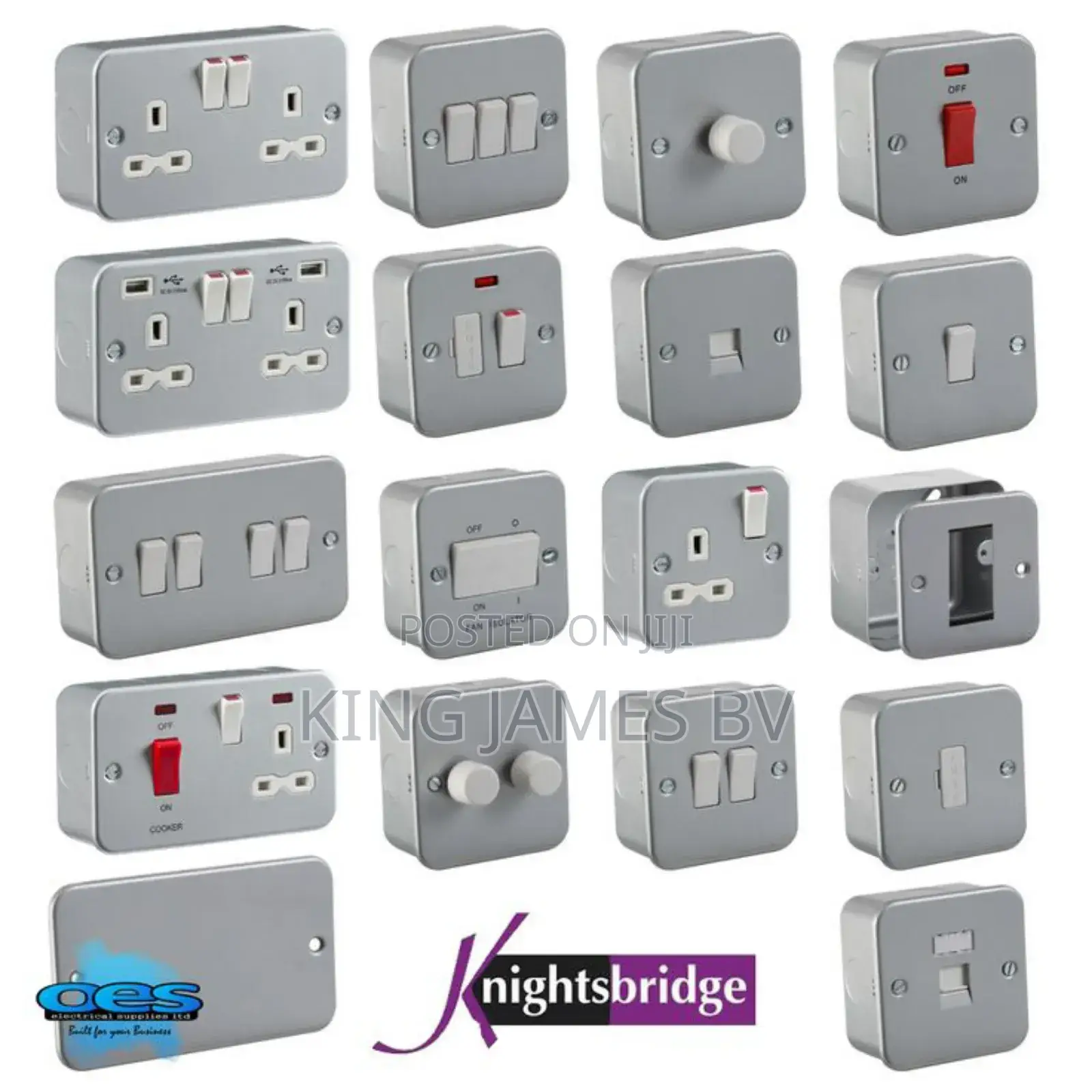 Metallic Switches and Socket