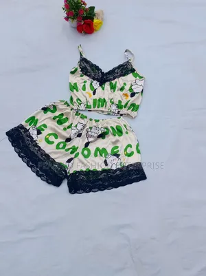 Two Piece Silk Nightwear