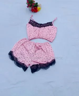 Two Piece Silk Nightwear