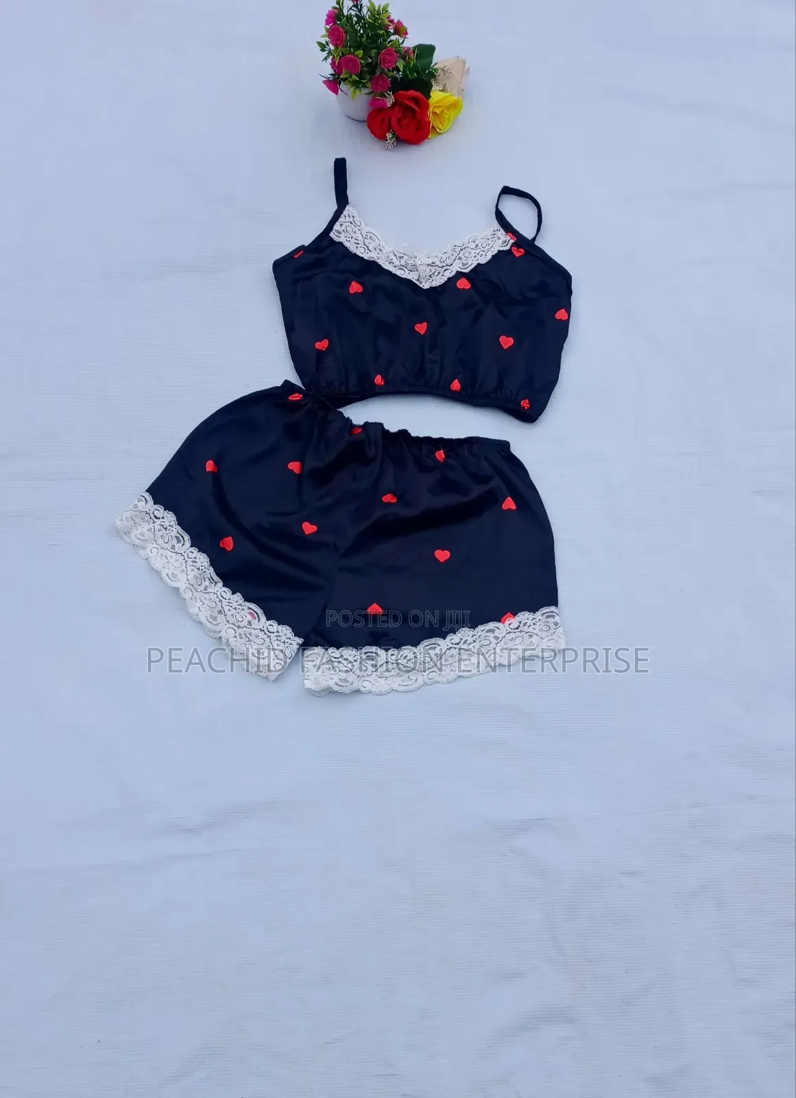 Two Piece Silk Nightwear