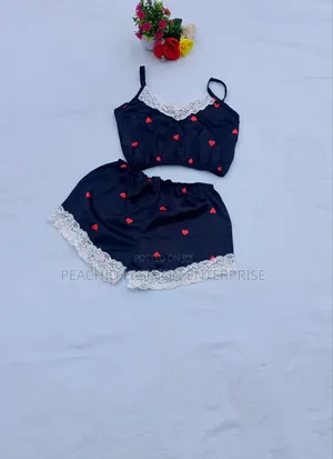 Two Piece Silk Nightwear