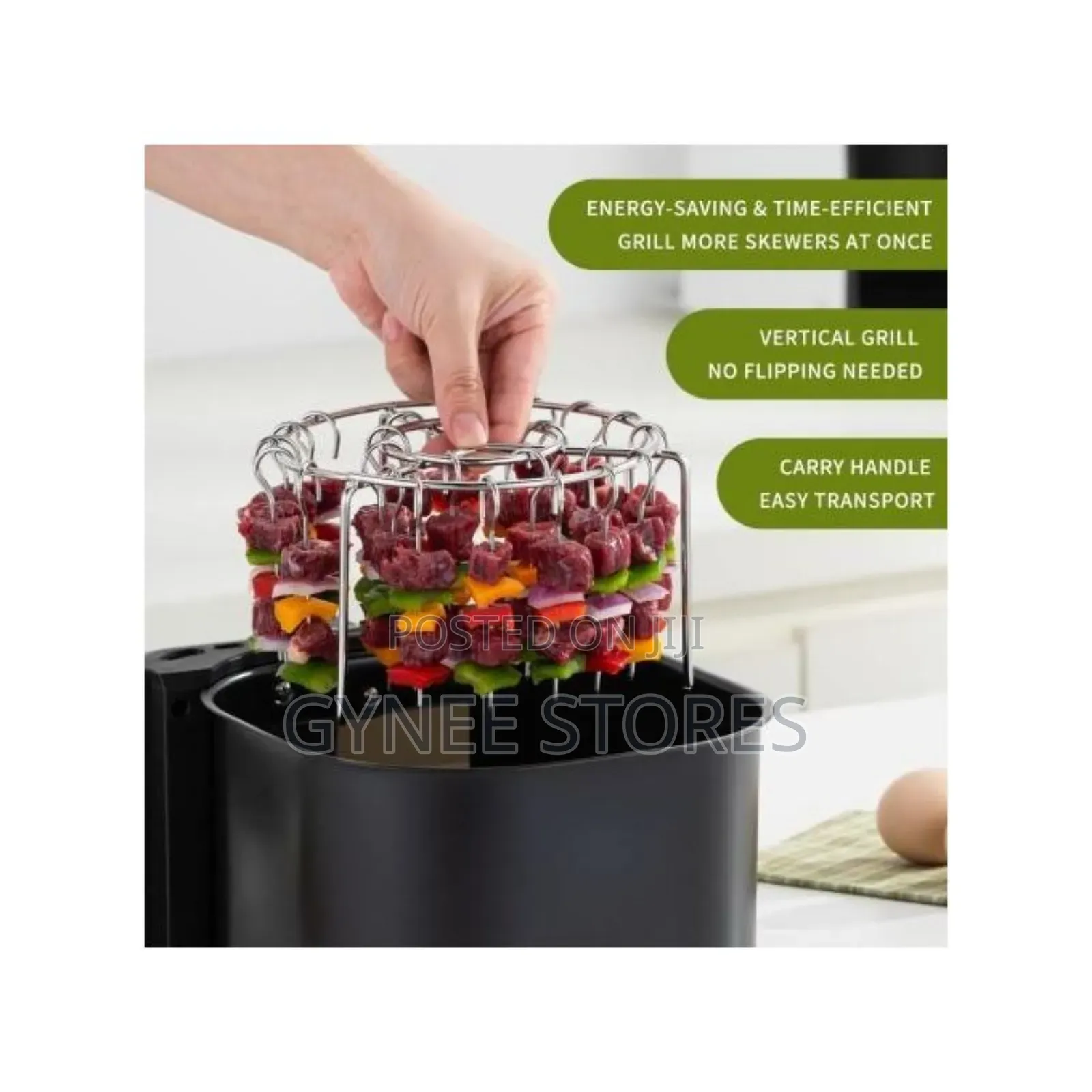 24pcs Airfryer Grill Skewer Rack