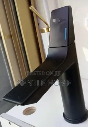 Black Executive Basin Mixer Tap